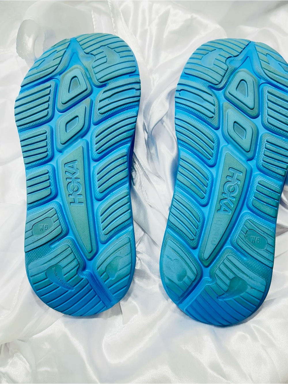 Hoka Ora Recovery Slide 3 Blue Slip-Ons Sz 6 - Picture 5 of 5